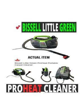 🛑 BISSELL 🆒 Little Green Pro Heat ➕ CARPET CLEANER Portable VACUUM 💸 BUY NOW❗